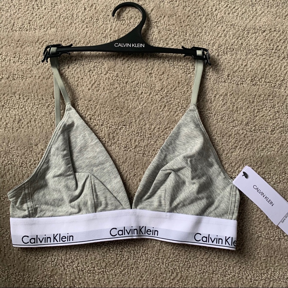 NWT Calvin Klein Modern Cotton Triangle Bralette